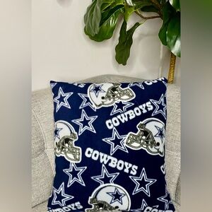 NEW DALLAS COWBOYS SPORTS FAN FOOTBALL FLEECE PILLOW